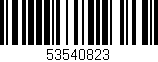 Código de barras (EAN, GTIN, SKU, ISBN): '53540823'