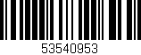 Código de barras (EAN, GTIN, SKU, ISBN): '53540953'