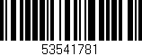 Código de barras (EAN, GTIN, SKU, ISBN): '53541781'