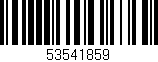 Código de barras (EAN, GTIN, SKU, ISBN): '53541859'