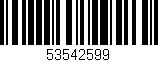 Código de barras (EAN, GTIN, SKU, ISBN): '53542599'