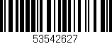 Código de barras (EAN, GTIN, SKU, ISBN): '53542627'