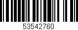 Código de barras (EAN, GTIN, SKU, ISBN): '53542760'