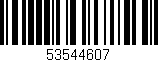 Código de barras (EAN, GTIN, SKU, ISBN): '53544607'