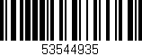 Código de barras (EAN, GTIN, SKU, ISBN): '53544935'