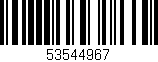 Código de barras (EAN, GTIN, SKU, ISBN): '53544967'