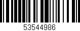 Código de barras (EAN, GTIN, SKU, ISBN): '53544986'