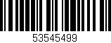 Código de barras (EAN, GTIN, SKU, ISBN): '53545499'