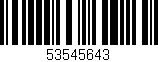 Código de barras (EAN, GTIN, SKU, ISBN): '53545643'
