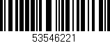 Código de barras (EAN, GTIN, SKU, ISBN): '53546221'