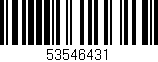 Código de barras (EAN, GTIN, SKU, ISBN): '53546431'