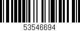 Código de barras (EAN, GTIN, SKU, ISBN): '53546694'