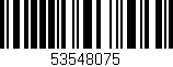 Código de barras (EAN, GTIN, SKU, ISBN): '53548075'