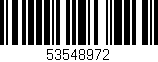 Código de barras (EAN, GTIN, SKU, ISBN): '53548972'