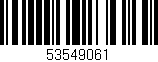 Código de barras (EAN, GTIN, SKU, ISBN): '53549061'