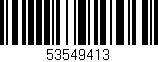 Código de barras (EAN, GTIN, SKU, ISBN): '53549413'