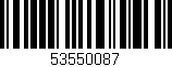 Código de barras (EAN, GTIN, SKU, ISBN): '53550087'