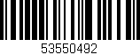 Código de barras (EAN, GTIN, SKU, ISBN): '53550492'