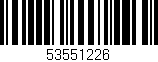 Código de barras (EAN, GTIN, SKU, ISBN): '53551226'