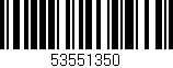 Código de barras (EAN, GTIN, SKU, ISBN): '53551350'