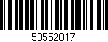 Código de barras (EAN, GTIN, SKU, ISBN): '53552017'