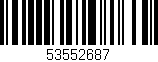 Código de barras (EAN, GTIN, SKU, ISBN): '53552687'