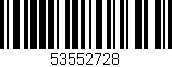 Código de barras (EAN, GTIN, SKU, ISBN): '53552728'