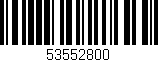 Código de barras (EAN, GTIN, SKU, ISBN): '53552800'