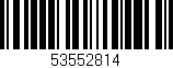 Código de barras (EAN, GTIN, SKU, ISBN): '53552814'