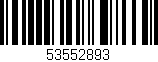 Código de barras (EAN, GTIN, SKU, ISBN): '53552893'