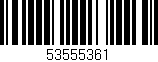 Código de barras (EAN, GTIN, SKU, ISBN): '53555361'