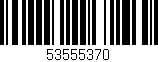 Código de barras (EAN, GTIN, SKU, ISBN): '53555370'