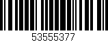 Código de barras (EAN, GTIN, SKU, ISBN): '53555377'