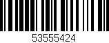 Código de barras (EAN, GTIN, SKU, ISBN): '53555424'