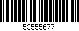 Código de barras (EAN, GTIN, SKU, ISBN): '53555677'