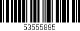 Código de barras (EAN, GTIN, SKU, ISBN): '53555895'
