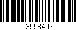 Código de barras (EAN, GTIN, SKU, ISBN): '53558403'