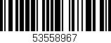 Código de barras (EAN, GTIN, SKU, ISBN): '53558967'