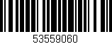 Código de barras (EAN, GTIN, SKU, ISBN): '53559060'