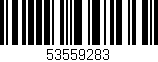 Código de barras (EAN, GTIN, SKU, ISBN): '53559283'