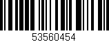 Código de barras (EAN, GTIN, SKU, ISBN): '53560454'