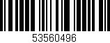 Código de barras (EAN, GTIN, SKU, ISBN): '53560496'