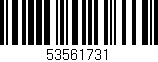 Código de barras (EAN, GTIN, SKU, ISBN): '53561731'