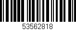 Código de barras (EAN, GTIN, SKU, ISBN): '53562818'