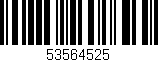 Código de barras (EAN, GTIN, SKU, ISBN): '53564525'