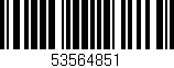 Código de barras (EAN, GTIN, SKU, ISBN): '53564851'