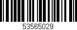 Código de barras (EAN, GTIN, SKU, ISBN): '53565029'