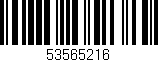Código de barras (EAN, GTIN, SKU, ISBN): '53565216'