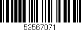 Código de barras (EAN, GTIN, SKU, ISBN): '53567071'