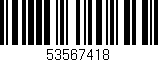 Código de barras (EAN, GTIN, SKU, ISBN): '53567418'